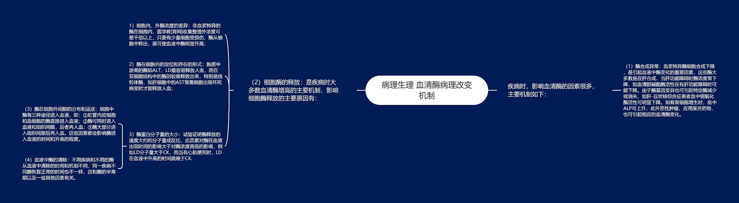 病理生理 血清酶病理改变机制