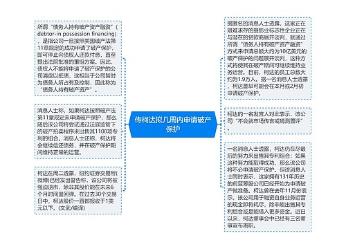 传柯达拟几周内申请破产保护