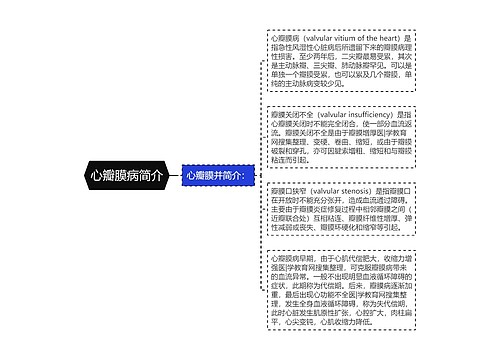 心瓣膜病简介