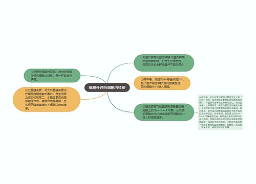 细胞外钾向细胞内转移