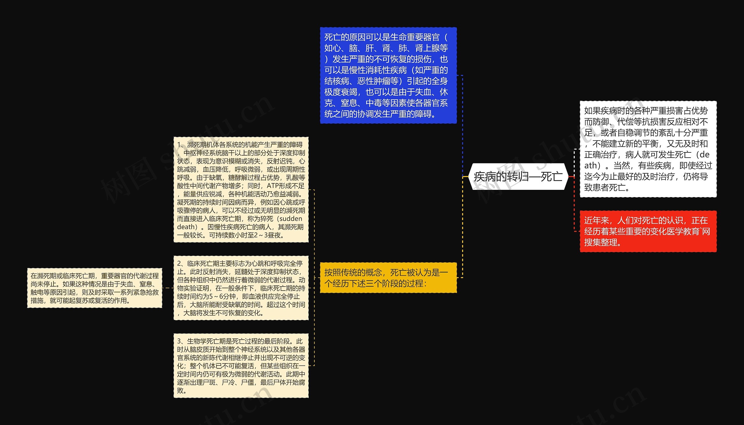 疾病的转归—死亡 疾病的转归—死亡