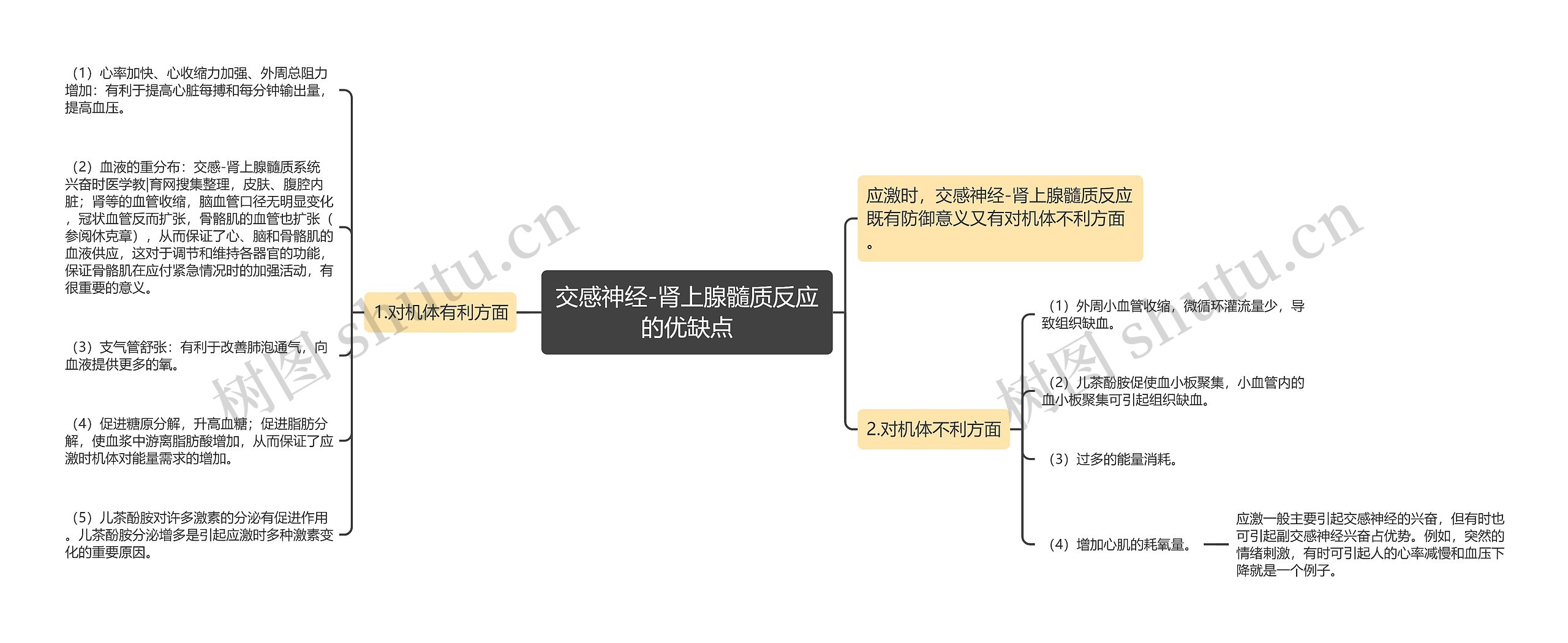 交感神经-肾上腺髓质反应的优缺点