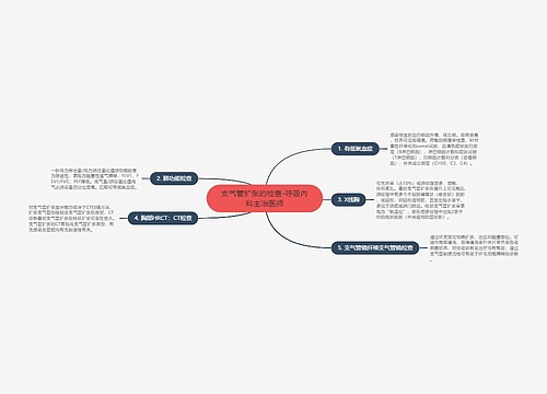 支气管扩张的检查-呼吸内科主治医师