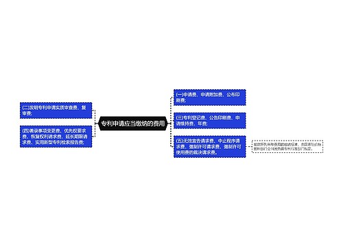 专利申请应当缴纳的费用