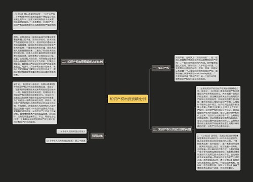 知识产权出资资额比例