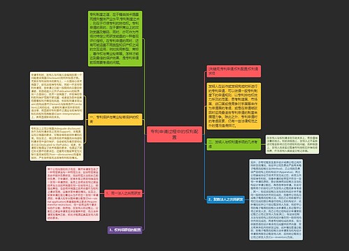 专利申请过程中的权利配置