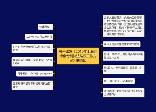 关于印发《2010年上海世博会专利执法维权工作方案》的通知