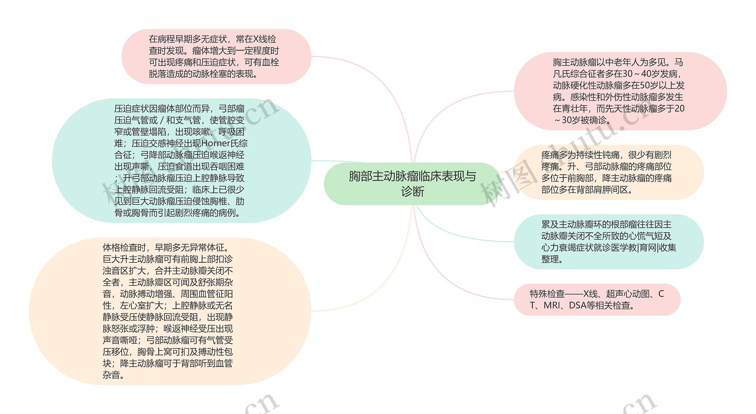 胸部主动脉瘤临床表现与诊断