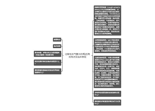 过敏性支气管炎的概述|病例特点及临床表现