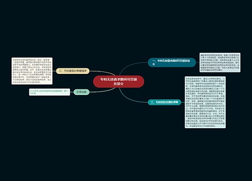 专利无效请求期间可否颁发禁令