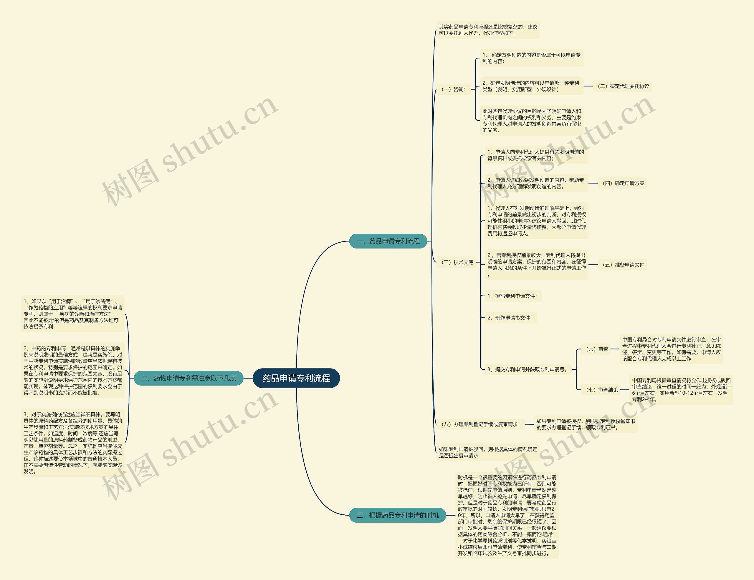 药品申请专利流程 药品申请专利流程
