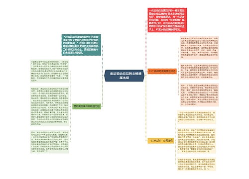 　奥运赞助商品牌非畅通属违规