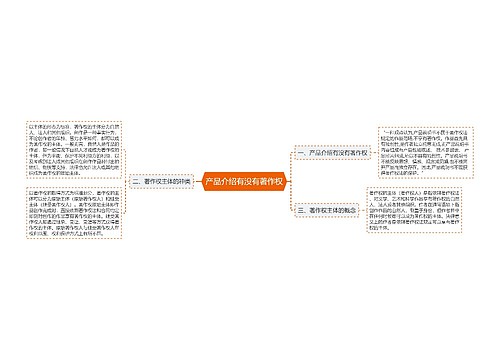 产品介绍有没有著作权