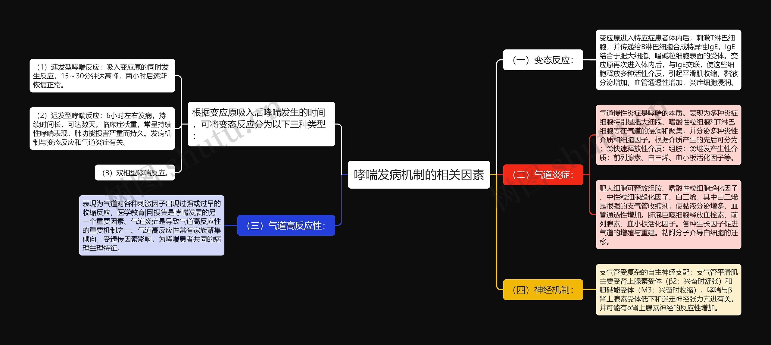 哮喘发病机制的相关因素 哮喘发病机制的相关因素