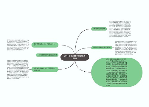 2011年十大技术发展趋势回顾