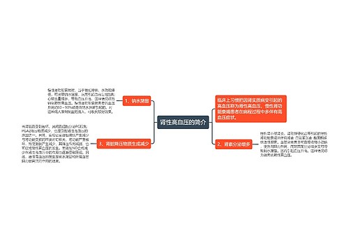 肾性高血压的简介