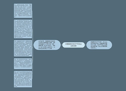 欧盟国家的知识产权自主创新政策