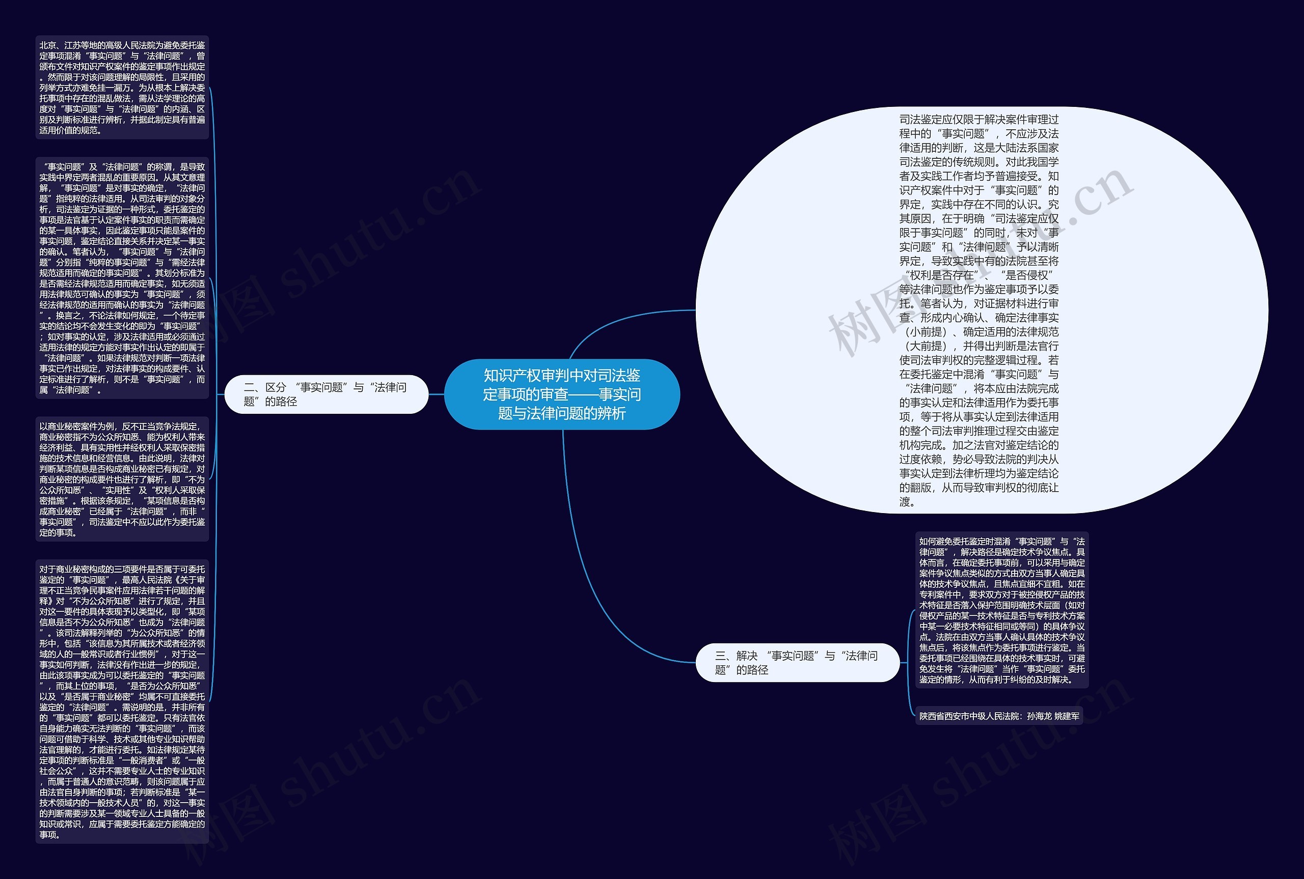 知识产权审判中对司法鉴定事项的审查——事实问题与法律问题的辨析