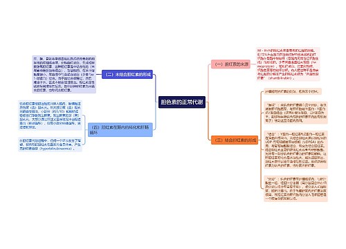 胆色素的正常代谢