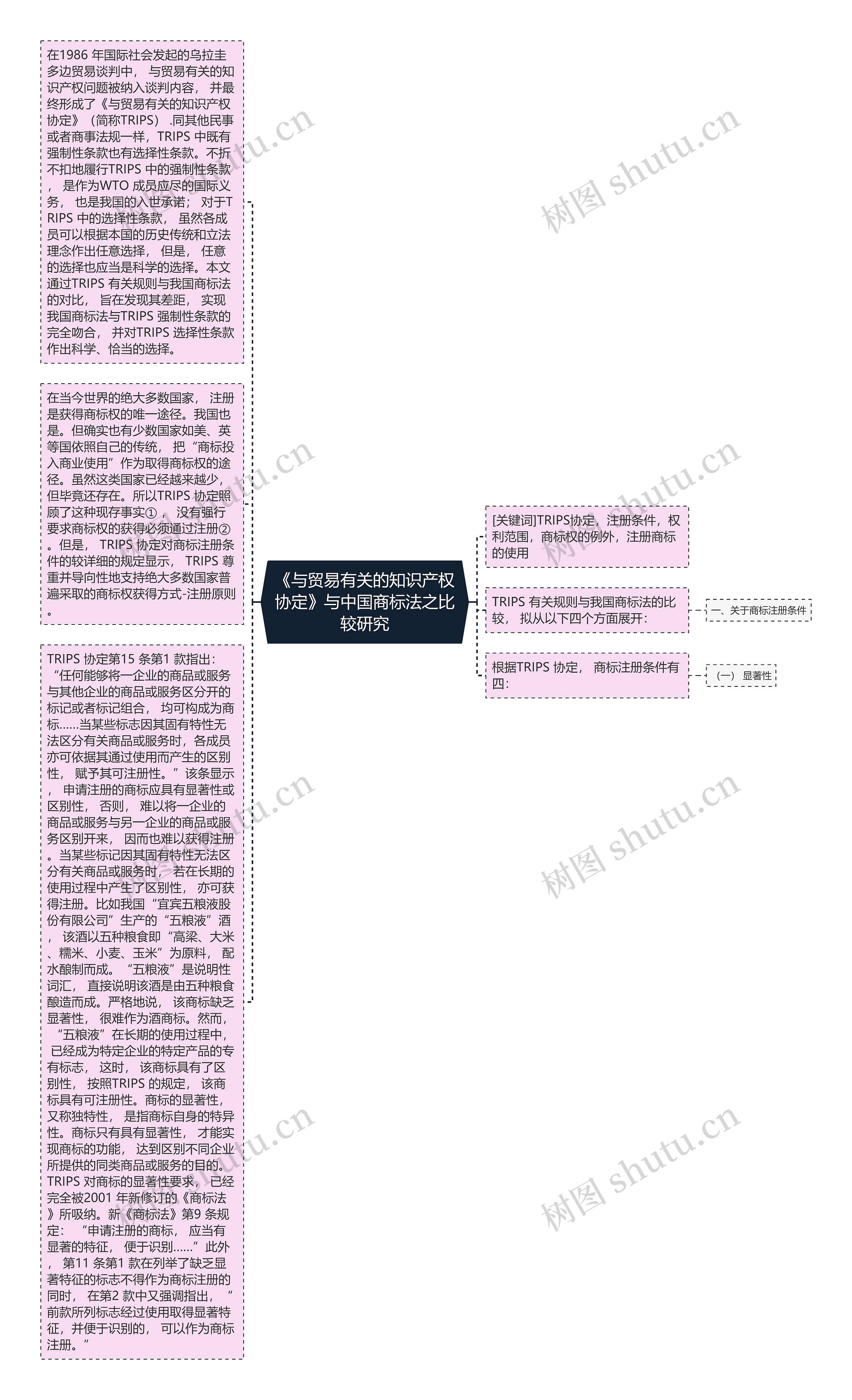 《与贸易有关的知识产权协定》与中国商标法之比较研究