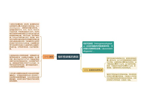 组织性缺氧的原因