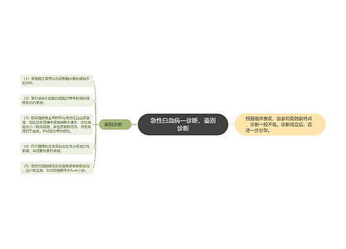 急性白血病—诊断、鉴别诊断