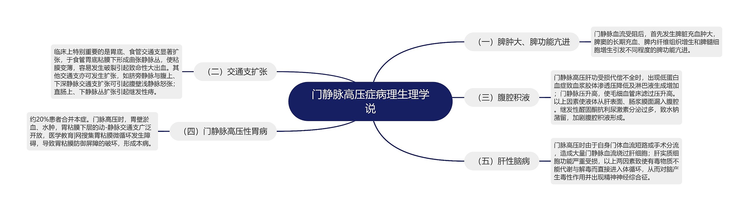 门静脉高压症病理生理学说