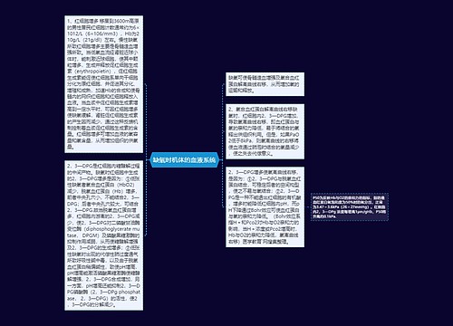 缺氧时机体的血液系统