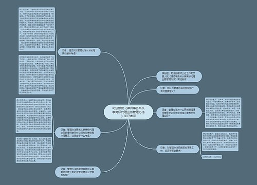 司法部就《律师事务所从事商标代理业务管理办法》答记者问