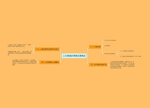 心力衰竭的病理生理概述