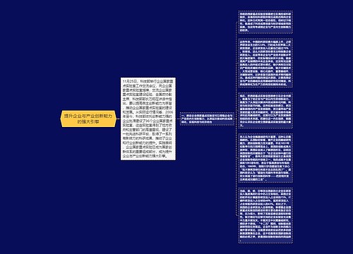 提升企业与产业创新能力的强大引擎