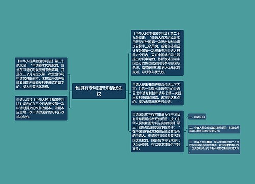 谁具有专利国际申请优先权