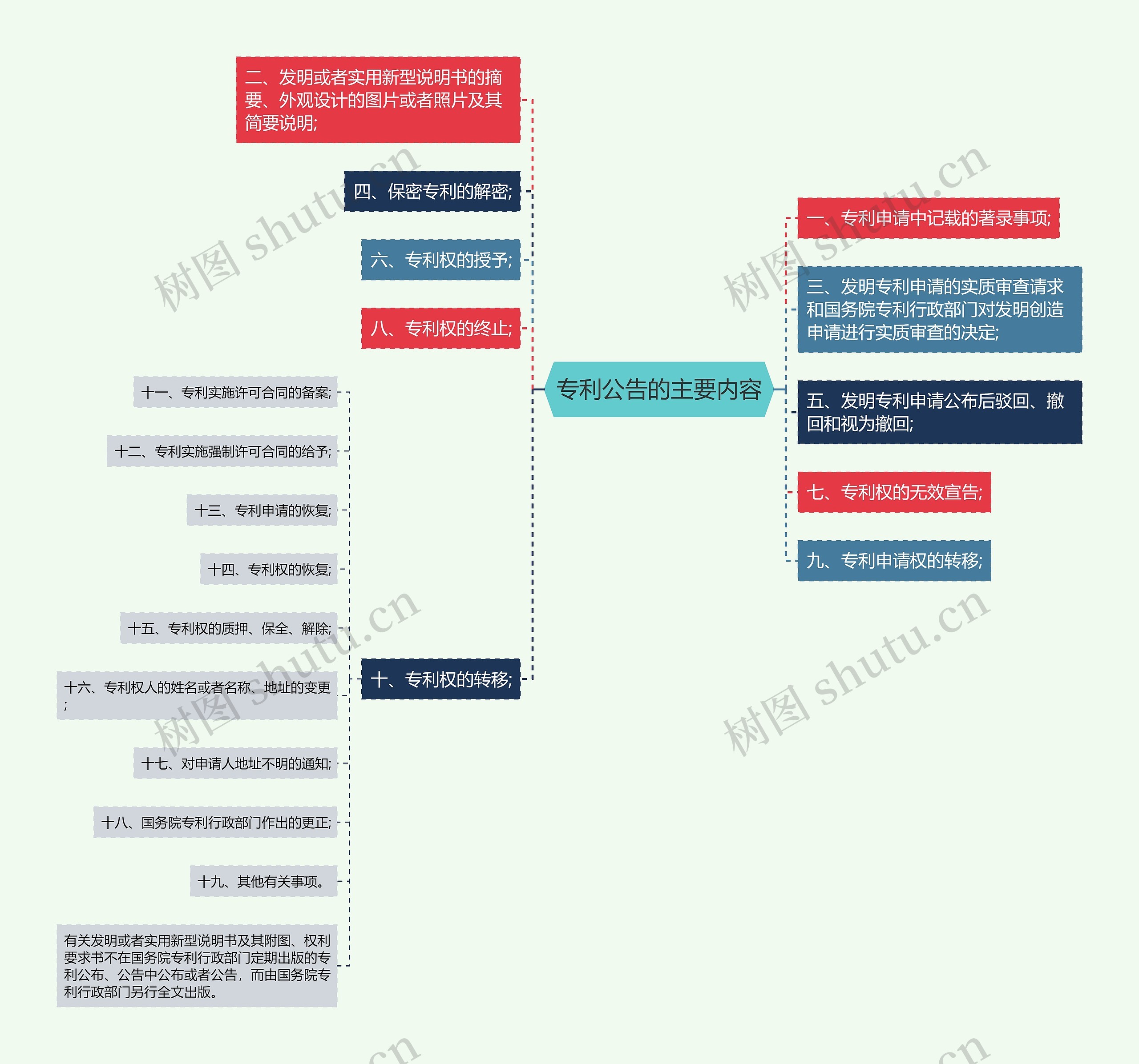 专利公告的主要内容