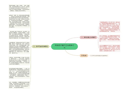 网络恶评属不正当竞争行为