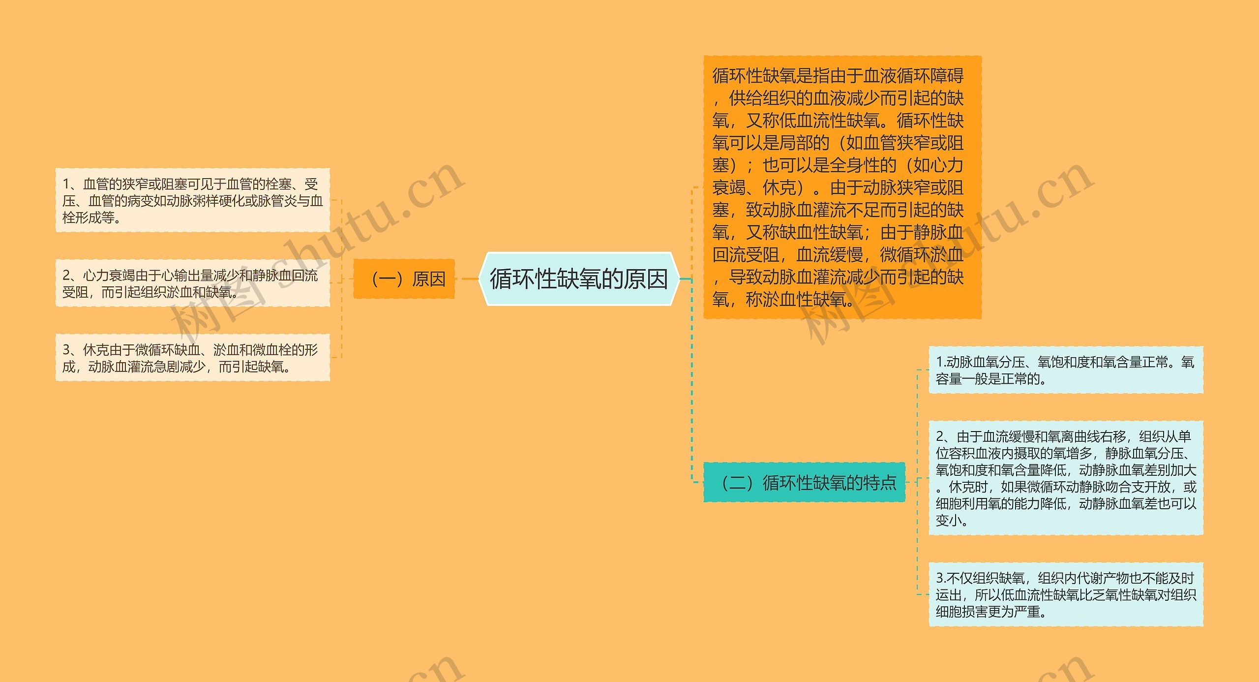 循环性缺氧的原因