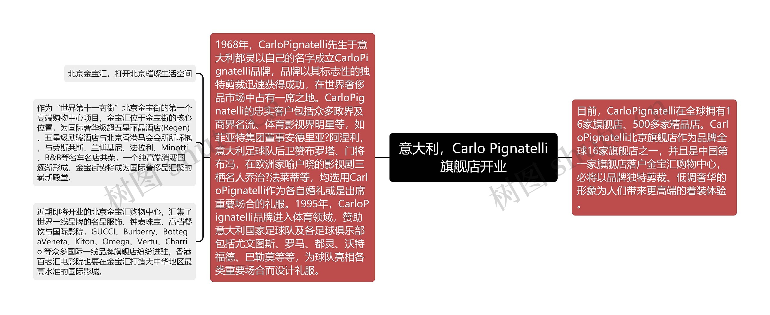 意大利，Carlo Pignatelli旗舰店开业思维导图