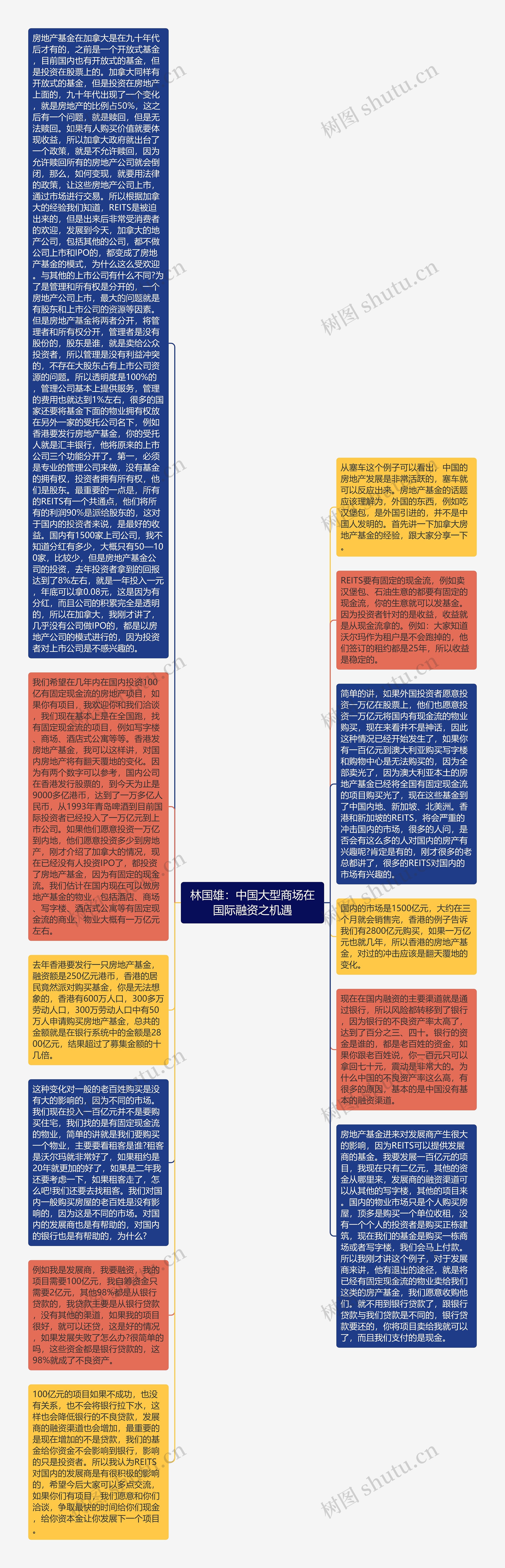 林国雄：中国大型商场在国际融资之机遇
