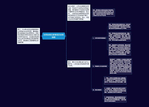 合同审查注意事项及审查流程