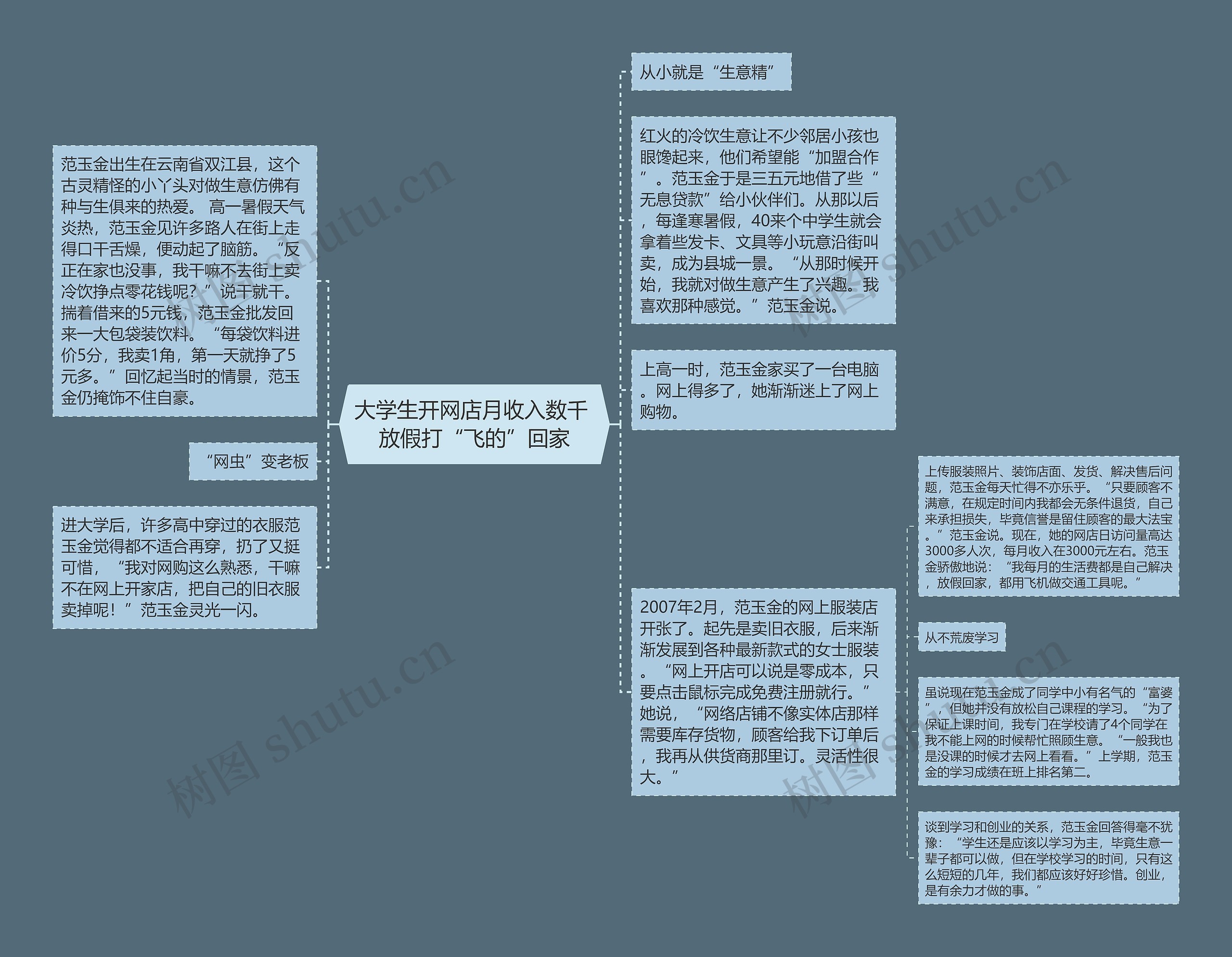 大学生开网店月收入数千 放假打“飞的”回家