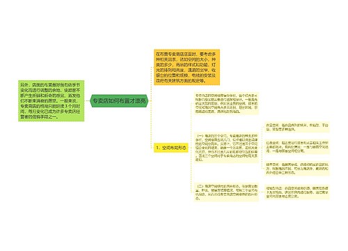 专卖店如何布置才漂亮