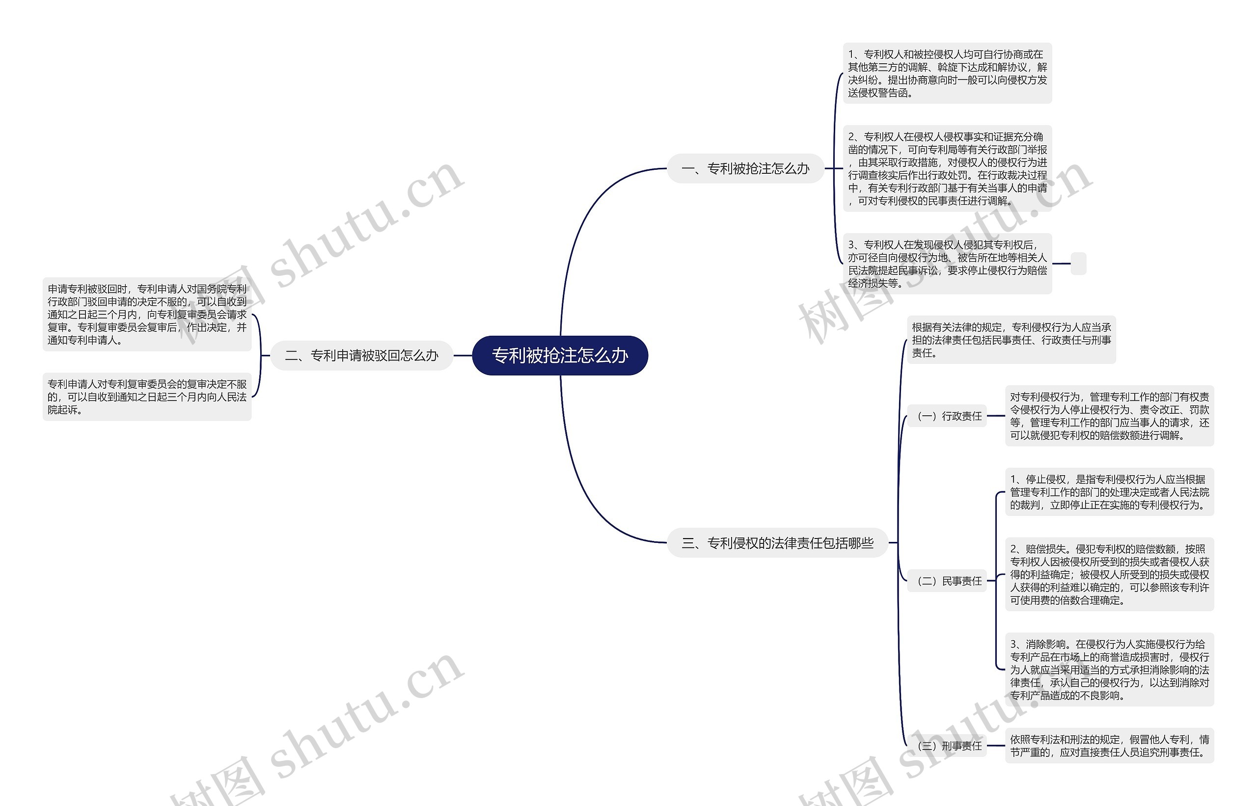 专利被抢注怎么办思维导图