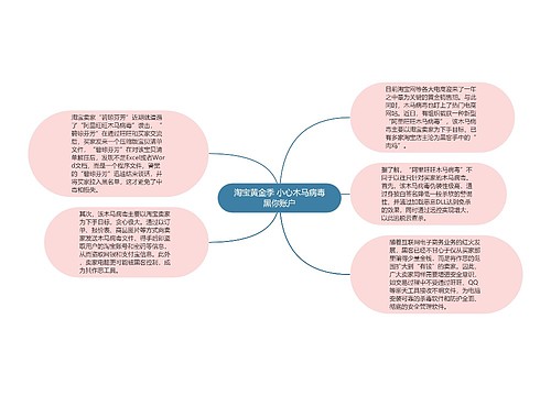 淘宝黄金季 小心木马病毒黑你账户