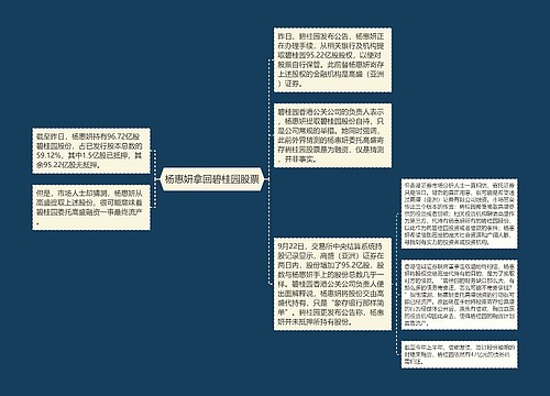 杨惠妍拿回碧桂园股票