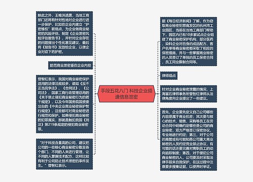 手段五花八门 科技企业频遭信息泄密