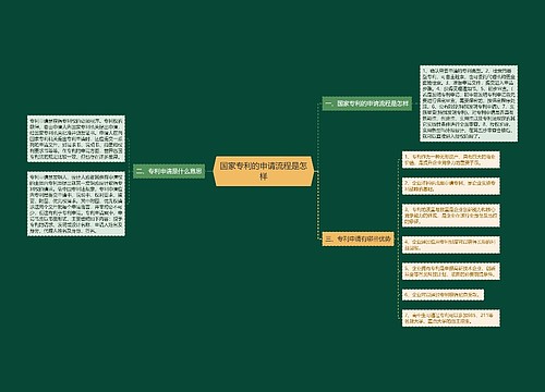 国家专利的申请流程是怎样