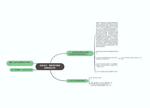 应收应付、预收预付账款核算深层分析