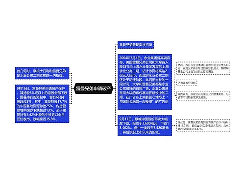 雷曼兄弟申请破产