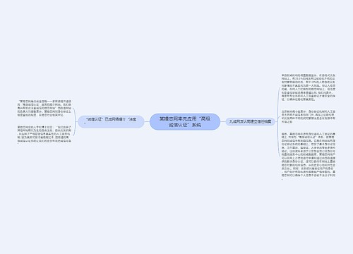 某婚恋网率先应用“高级诚信认证”系统