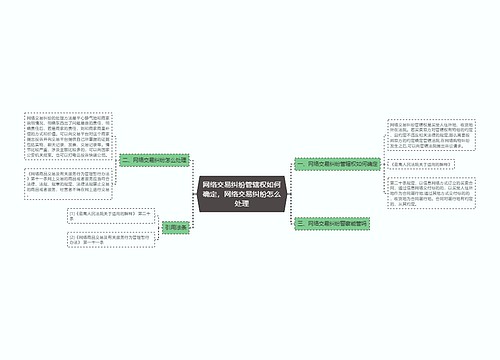 网络交易纠纷管辖权如何确定，网络交易纠纷怎么处理