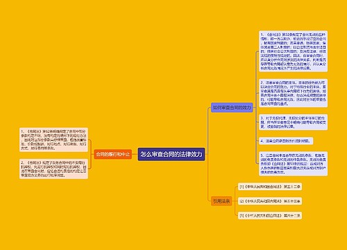 怎么审查合同的法律效力